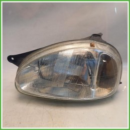 Faro Fanale Proiettore Sinistro SX Valeo Opel Corsa B 1998-2000 90444784 Originale Usato