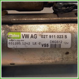 Motorino Avviamento Valeo D6GS23 Skoda Fabia 6Y2 02T911023GX 2004-2007