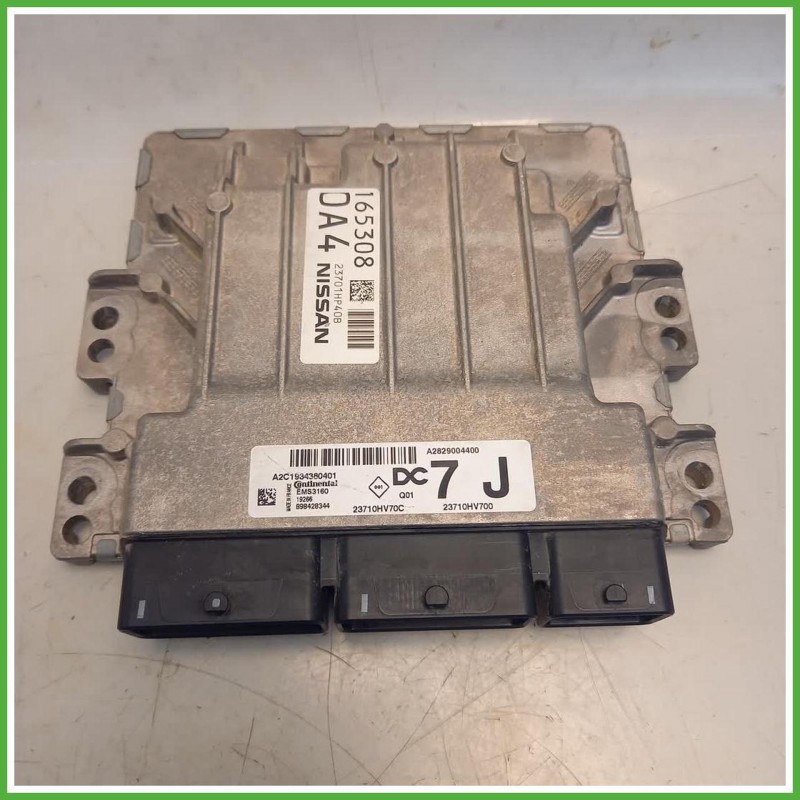 Centralina Motore ECU Continental A2C1934380401 Nissan Qashqai 2 Serie 1.3 DIG-T 16v. 23710HV70C Benzina 2018