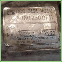 Compressore Clima AC Aria Condizionata Calsonic SS72DLG1 Smart Fortwo Cabrio 450 A1602300111 2003-2007