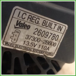 Alternatore Valeo 2609780 Kia Venga 373002B600 2009-2015