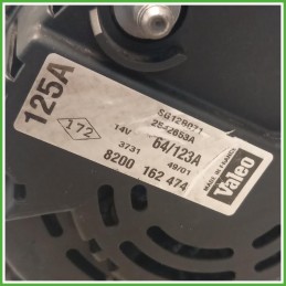 Alternatore Valeo SG12B071 Renault Laguna 2 Serie SW 8200690199 2001-2007