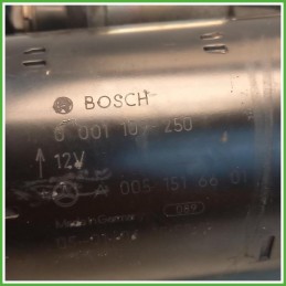 Motorino Avviamento Bosch 0001109250 Mercedes Classe E S211 SW A0051516601 2003-2005
