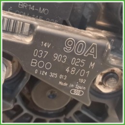 Alternatore Bosch 0124325013 Skoda Fabia 6Y2 037903025M 1999-2003