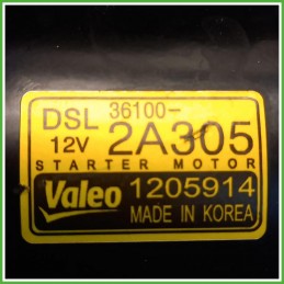 Motorino Avviamento Valeo 1205914 Kia Ceed 2 Serie 361002A950 2015-2018