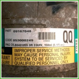 Compressore Clima AC Aria Condizionata Delphi 6560601 Opel Corsa B 93176852 1998-2000