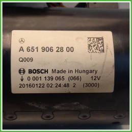 Motorino Avviamento Bosch 0001139065 Mercedes Classe C S205 SW A6519062800 2014-2018