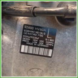 Compressore Clima AC Aria Condizionata Denso GE447140-7100 Nissan Qashqai 2 Serie 92600HV80A 2018