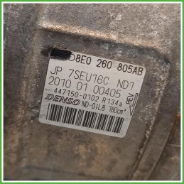 Compressore Clima AC Aria Condizionata Denso 7SEU16C Audi A4 8E2 8E0260805AB 2001-2004