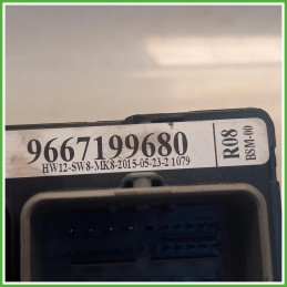 Body Computer Centralina Modulo BCM BSI Valeo BSM-08 Citroen C3 2 Serie 1.2 VTi 12v. 9667199680 Benzina 2013-2016