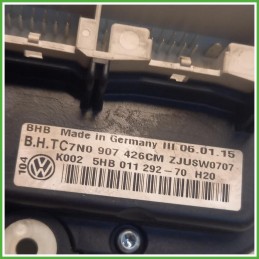 Comandi Clima AC Riscaldamento Condizionatore Bhtc ZJUSW0707 Volkswagen Caddy 4 Serie 2.0 EcoFuel 16v. 7N0907426AMZJ 2010-2015