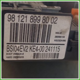 Body Computer BCM BSI Johnson Controls BSI04EV2 Peugeot 3008 2 Serie 1.6 BlueHDi 981218998008 Gasolio 2016-2020