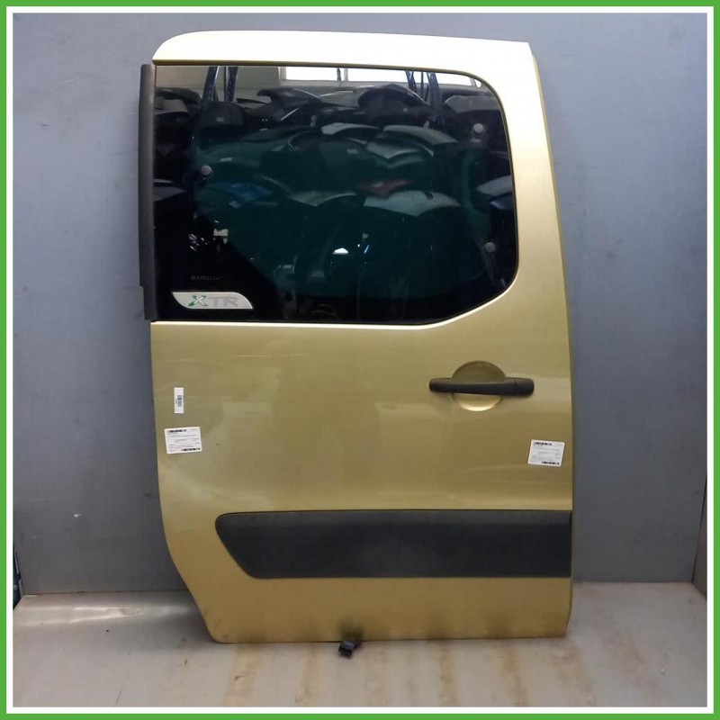 Portellone Bagagliaio Cofano Baule Posteriore Citroen Berlingo 3 Serie 2008-2015 Giallo Multispace 5 Porte Originale Usato