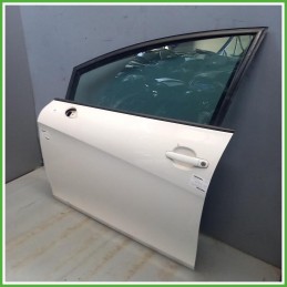 Porta Portiera Sportello Anteriore Sinistro SX Seat Leon 1P1 Bianco Berlina 5 Porte 2005-2010 Originale Usato