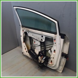 Porta Portiera Sportello Anteriore Sinistro SX Seat Leon 1P1 Bianco Berlina 5 Porte 2005-2010 Originale Usato