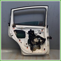 Porta Portiera Sportello Posteriore Sinistro SX Seat Leon 1P1 Bianco Berlina 5 Porte 2005-2010 Originale Usato