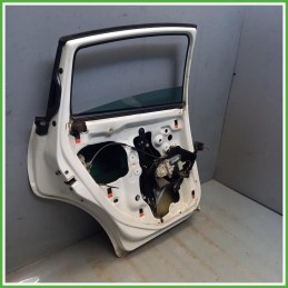 Porta Portiera Sportello Posteriore Sinistro SX Seat Leon 1P1 Bianco Berlina 5 Porte 2005-2010 Originale Usato