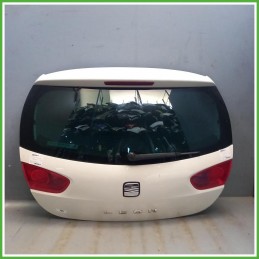 Portellone Bagagliaio Cofano Baule Posteriore Seat Leon 1P1 2005-2010 Bianco Berlina 5 Porte Originale Usato