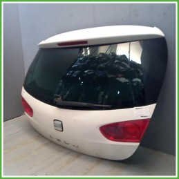 Portellone Bagagliaio Cofano Baule Posteriore Seat Leon 1P1 2005-2010 Bianco Berlina 5 Porte Originale Usato