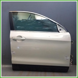 Porta Portiera Sportello Anteriore Destro DX Nissan Qashqai 2 Serie Bianco Suv 5 Porte 2018 Originale Usato