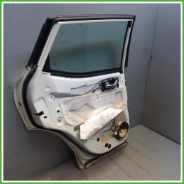 Porta Portiera Sportello Posteriore Sinistro SX Nissan Qashqai 2 Serie Bianco Suv 5 Porte 2018 Originale Usato
