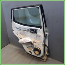 Porta Portiera Sportello Posteriore Sinistro SX Nissan Qashqai 2 Serie Bianco Suv 5 Porte 2018 Originale Usato