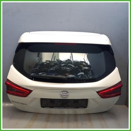 Portellone Bagagliaio Cofano Baule Posteriore Nissan Qashqai 2 Serie 2018 Bianco Suv 5 Porte Originale Usato