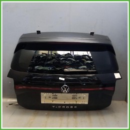 Portellone Bagagliaio Cofano Baule Posteriore Volkswagen T-Cross 2020-2023 Nero Suv 5 Porte Originale Usato