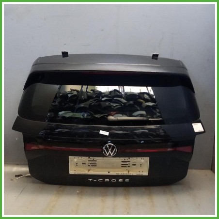 Portellone Bagagliaio Cofano Baule Posteriore Volkswagen T-Cross 2020-2023 Nero Suv 5 Porte Originale Usato