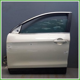 Porta Portiera Sportello Anteriore Sinistro SX Nissan Qashqai 2 Serie Bianco Suv 5 Porte 2018 Originale Usato