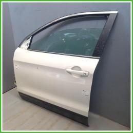 Porta Portiera Sportello Anteriore Sinistro SX Nissan Qashqai 2 Serie Bianco Suv 5 Porte 2018 Originale Usato