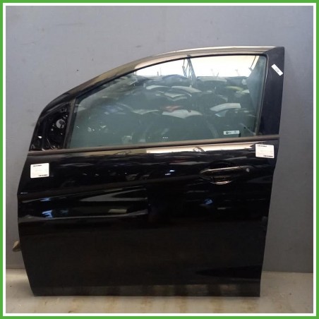 Porta Portiera Sportello Anteriore Sinistro SX Opel Karl Nero Berlina 5 Porte 2015 Originale Usato