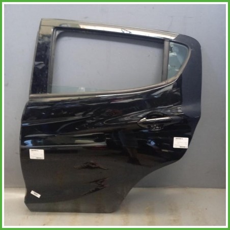 Porta Portiera Sportello Posteriore Sinistro SX Opel Karl Nero Berlina 5 Porte 2015 Originale Usato