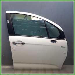 Porta Portiera Sportello Anteriore Destro DX Citroen C3 2 Serie Bianco Berlina 5 Porte 2013-2016 Originale Usato