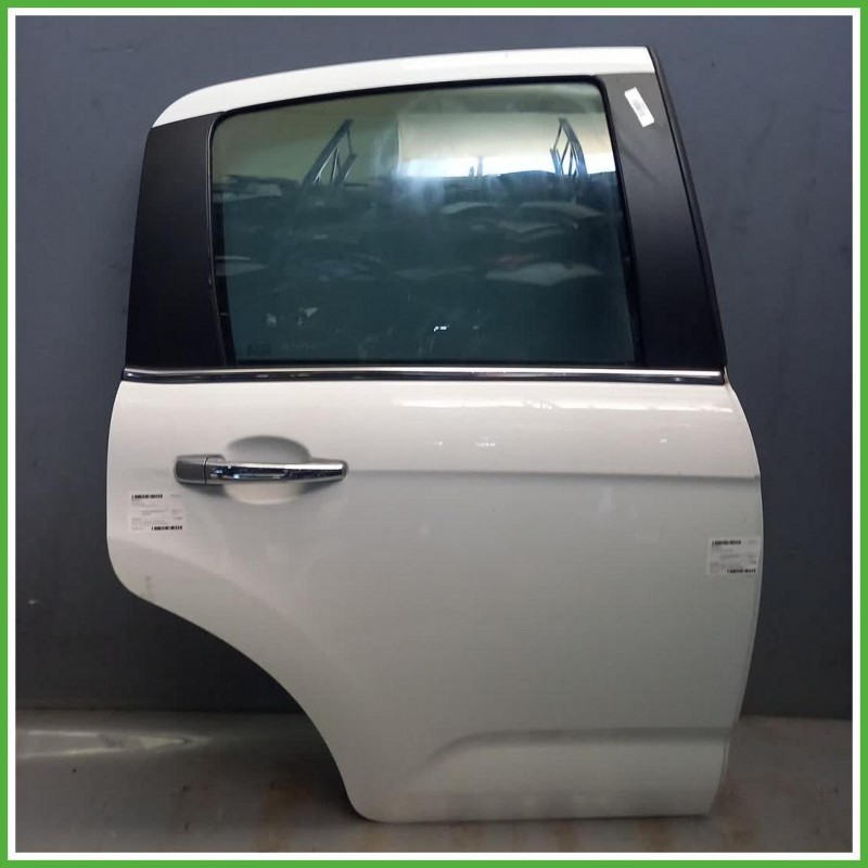 Porta Portiera Sportello Posteriore Destro DX Citroen C3 2 Serie Bianco Berlina 5 Porte 2013-2016 Originale Usato