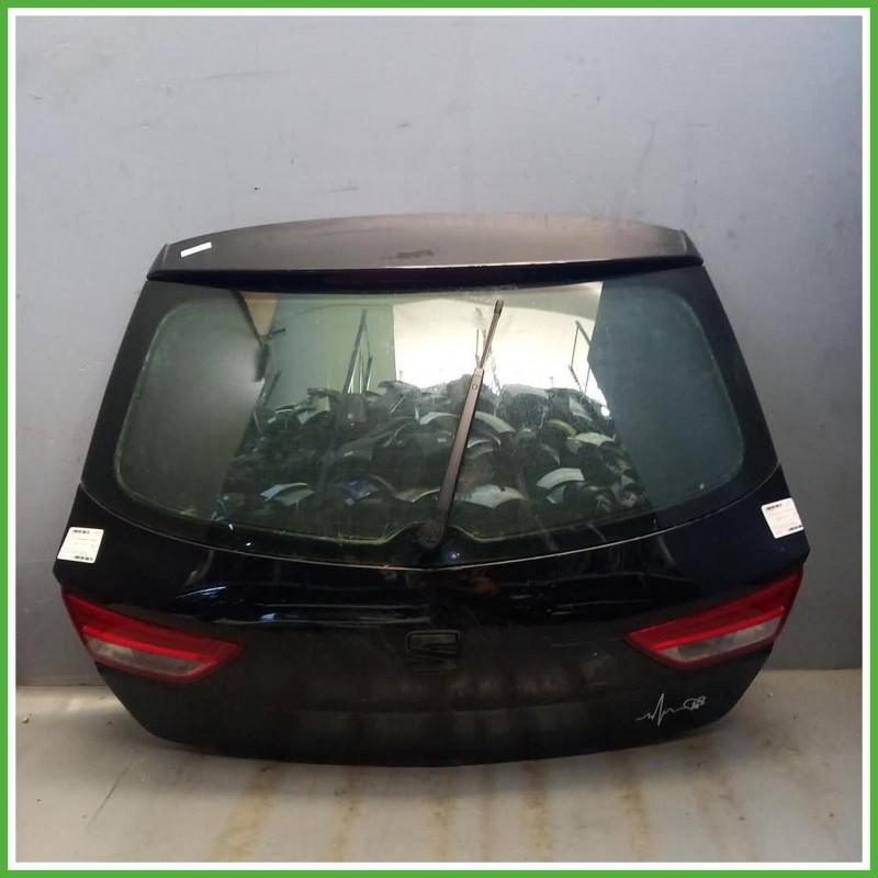 Portellone Bagagliaio Cofano Baule Posteriore Seat Leon 5F1 2016-2020 Nero Berlina 5 Porte Originale Usato