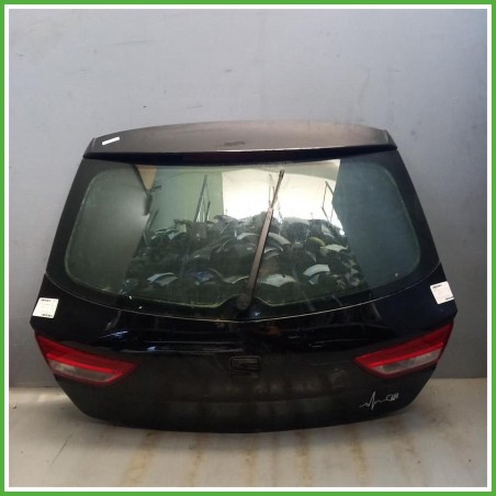 Portellone Bagagliaio Cofano Baule Posteriore Seat Leon 5F1 2016-2020 Nero Berlina 5 Porte Originale Usato