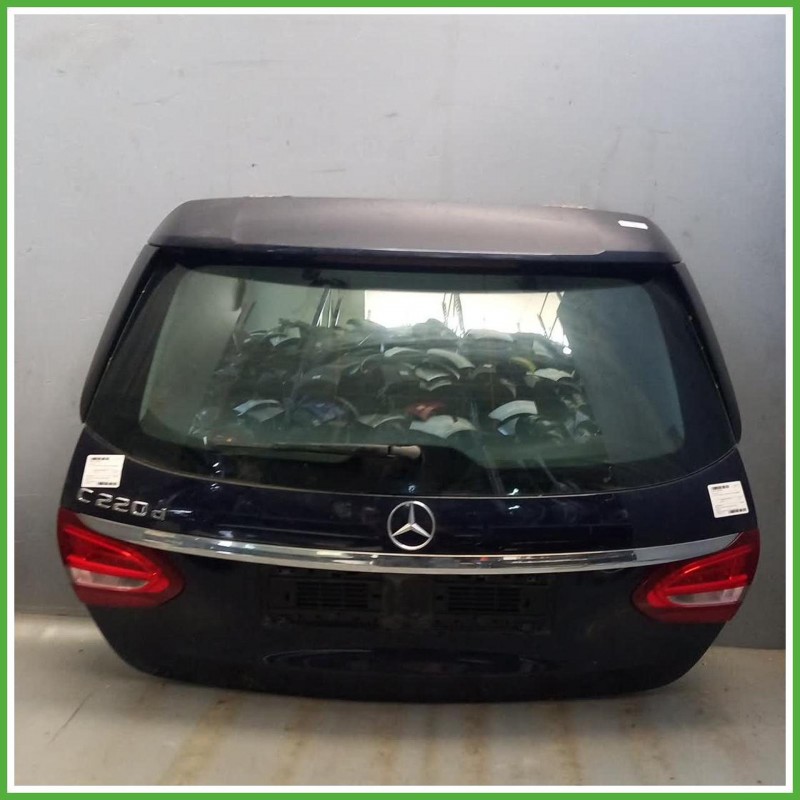 Portellone Bagagliaio Posteriore Mercedes Classe C S205 SW 2014-2018 Blu Station Wagon 5 Porte Originale Usato