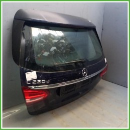 Portellone Bagagliaio Posteriore Mercedes Classe C S205 SW 2014-2018 Blu Station Wagon 5 Porte Originale Usato