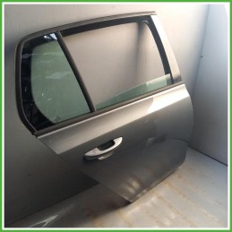 Porta Portiera Sportello Posteriore Destro DX Volkswagen Golf 6 Serie Grigio Scuro Berlina 3 Porte 2008-2012 Originale Usato