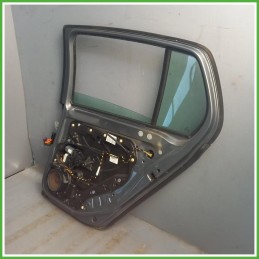 Porta Portiera Sportello Posteriore Destro DX Volkswagen Golf 6 Serie Grigio Scuro Berlina 3 Porte 2008-2012 Originale Usato