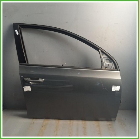 Porta Portiera Sportello Anteriore Destro DX Volkswagen Golf 6 Serie Grigio Scuro Berlina 3 Porte 2008-2012 Originale Usato