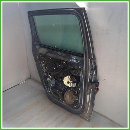 Porta Portiera Sportello Posteriore Sinistro SX Volkswagen Passat 6 Serie Grigio Scuro Berlina 4 Porte 2010-2014 Originale Usato
