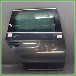 Porta Portiera Sportello Posteriore Destro DX Volkswagen Passat 6 Serie Grigio Scuro Berlina 4 Porte 2010-2014 Originale Usato