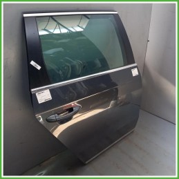 Porta Portiera Sportello Posteriore Destro DX Volkswagen Passat 6 Serie Grigio Scuro Berlina 4 Porte 2010-2014 Originale Usato