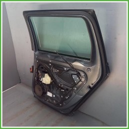 Porta Portiera Sportello Posteriore Destro DX Volkswagen Passat 6 Serie Grigio Scuro Berlina 4 Porte 2010-2014 Originale Usato