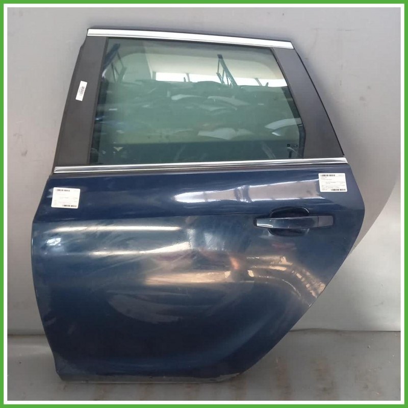 Porta Portiera Sportello Posteriore Sinistro SX Opel Astra J SW Blu Station Wagon 5 Porte 2012-2012 Originale Usato