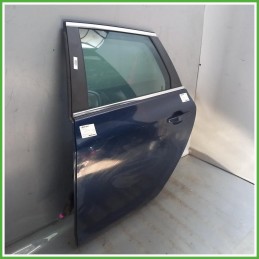 Porta Portiera Sportello Posteriore Sinistro SX Opel Astra J SW Blu Station Wagon 5 Porte 2012-2012 Originale Usato
