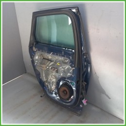 Porta Portiera Sportello Posteriore Sinistro SX Opel Astra J SW Blu Station Wagon 5 Porte 2012-2012 Originale Usato