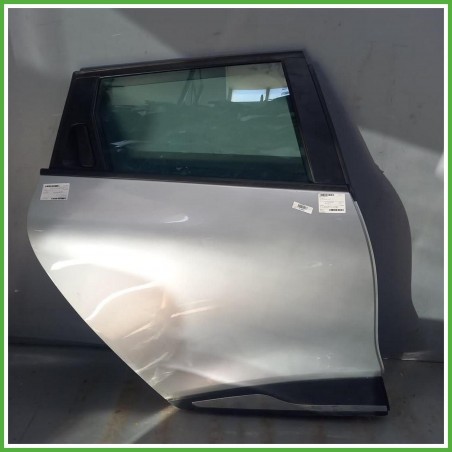 Porta Portiera Sportello Posteriore Destro DX Renault Clio 4 Serie SW Grigio Station Wagon 5 Porte 2013-2016 Originale Usato